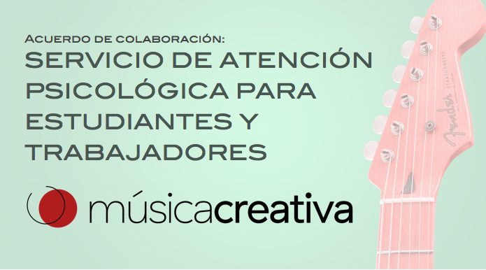 Música Creativa servicio de atención psicológica para estudiantes y trabajadores